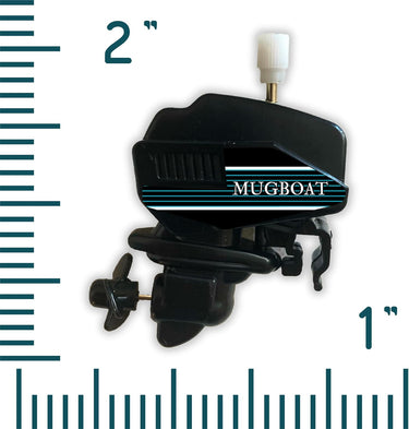 The MugBoat - Vintage Wind Up Outboard Motor Coffee Mug Mixer Fishing Boating Lover Gag Gift Fathers Day Present-2